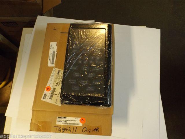Maytag Amana Microwave 53001480 Control Panel/switch Asy (blk) NEW IN BOX Maytag Amana Microwave 53001480 Control Panel/switch Asy (blk) NEW IN BOX